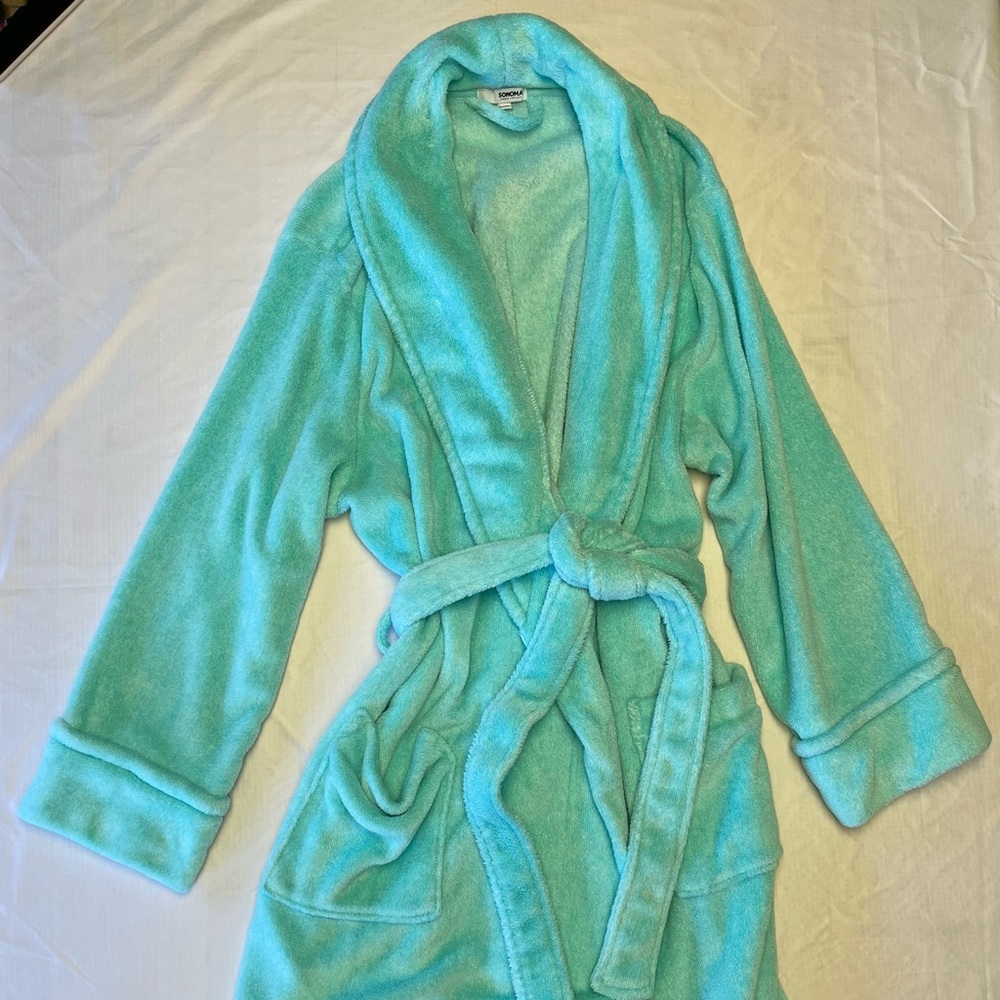 Teal Bathrobe